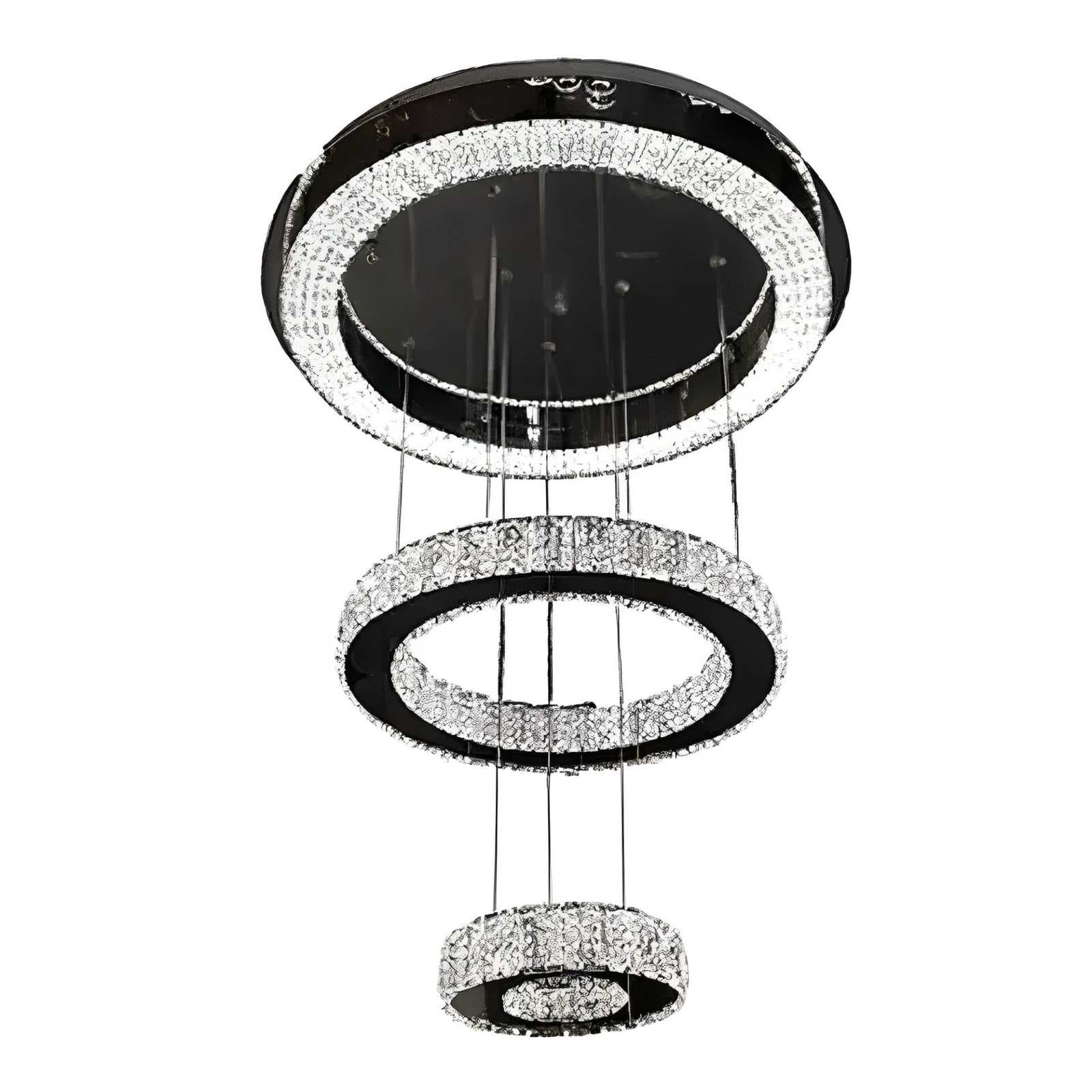 Hanging Rings Crystal Chandelier CH1