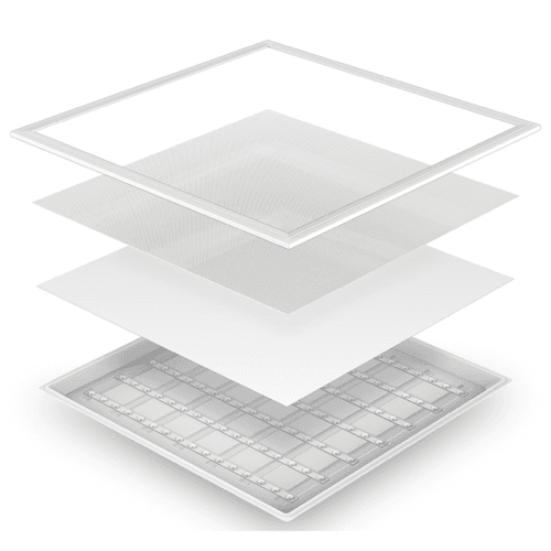 Storm &amp; Lightning LED Panel Light | 600 x 600mm | Anti-Yellowing
