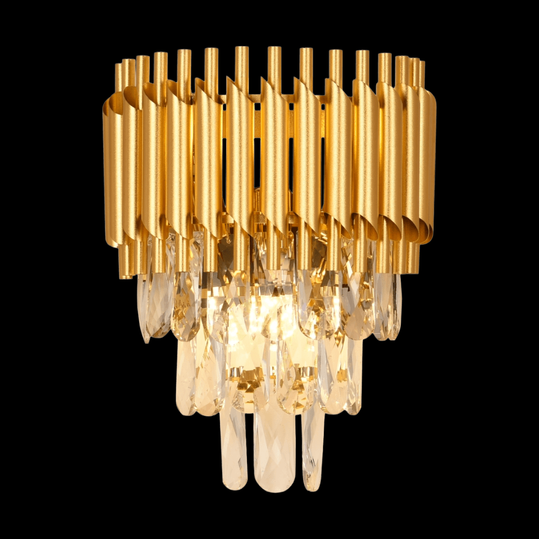 Luxurious Gold Crystal Wall Light CH44/3G