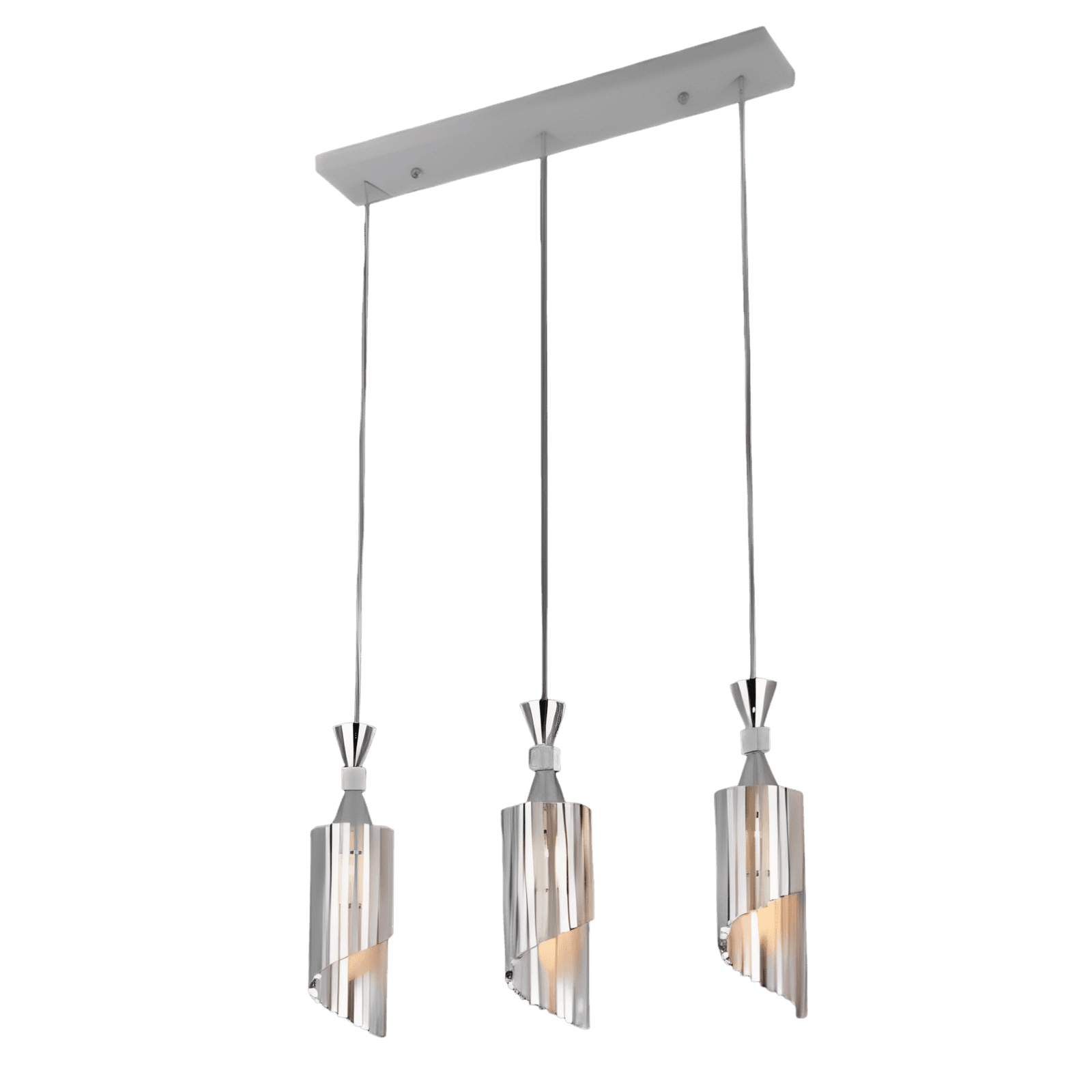 3 Large Chrome Ceiling Pendant Dining Lights CP108