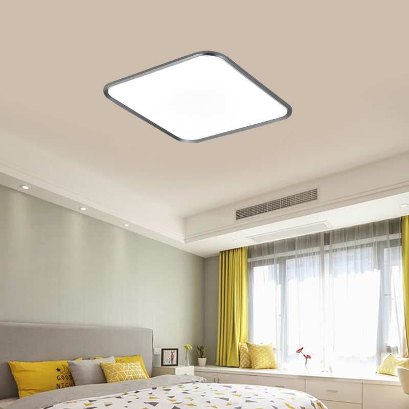 Modern Grey Flush Square Ceiling Light CP188