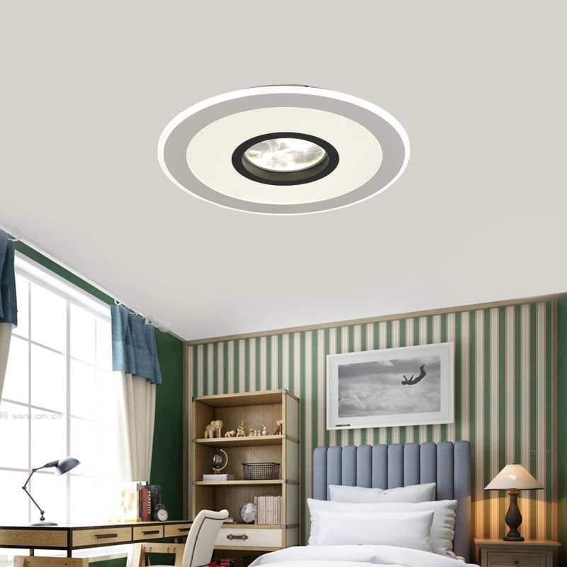 Modern Grey Inner-Design Circle Ceiling Light CP193
