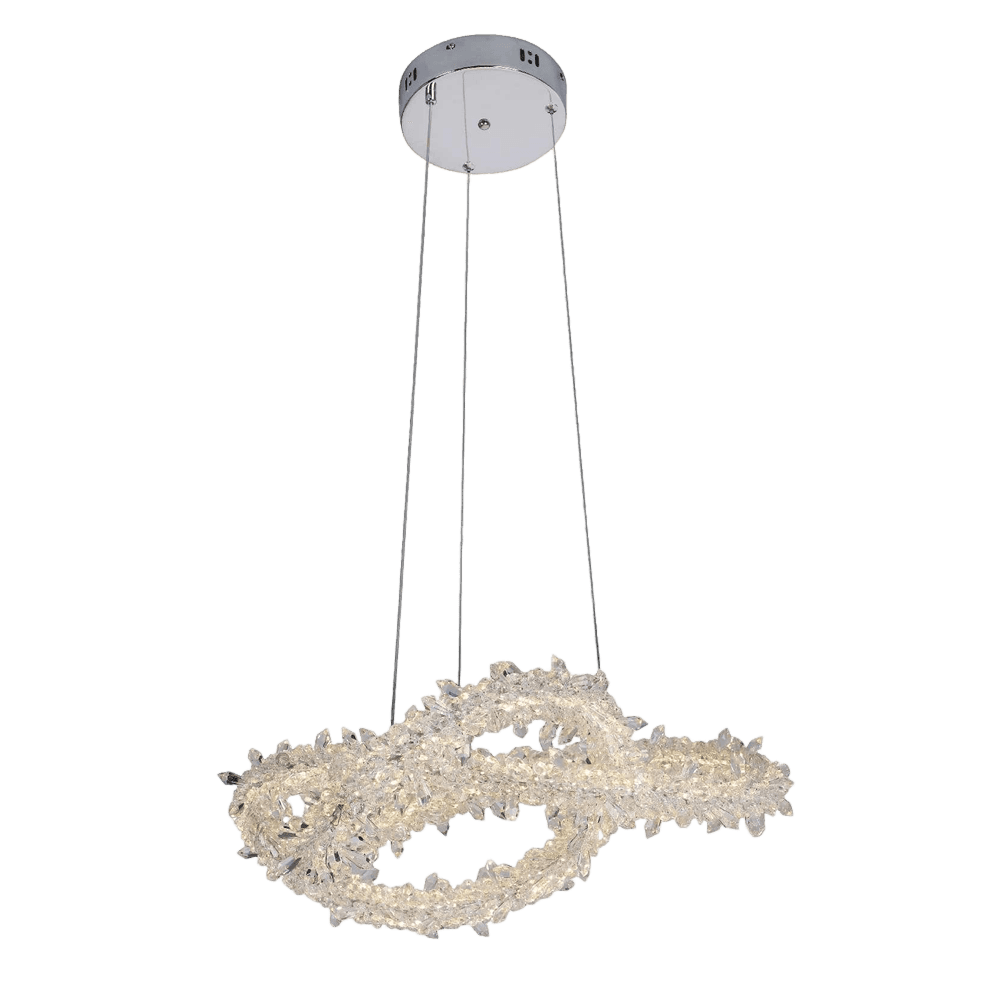 Hanging Ice Crystal Looped Chandelier CH14-580C