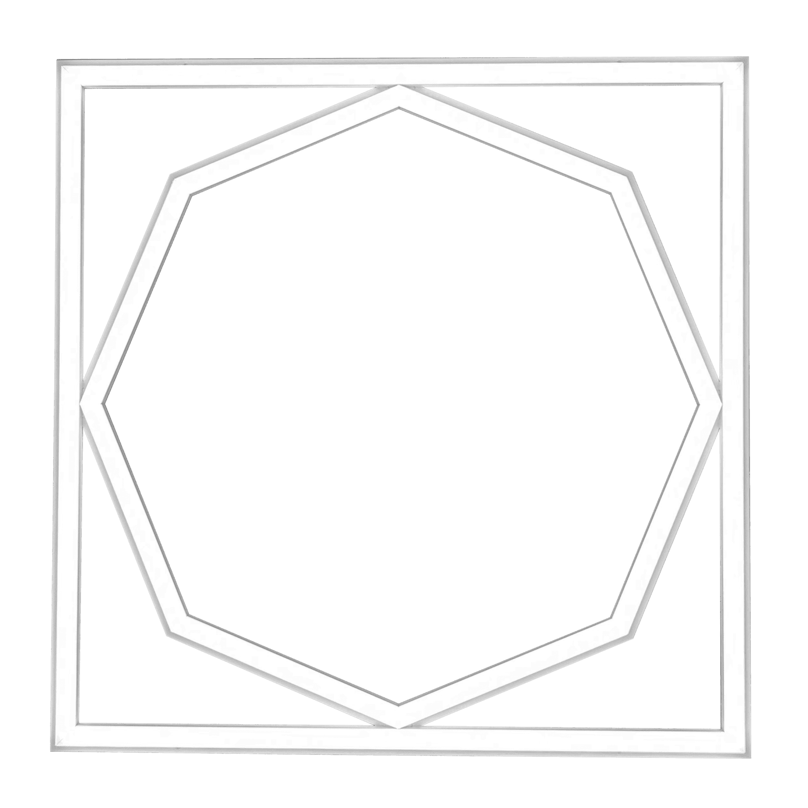 Ultra Bright Octagon Shape LED Ceiling Panel Light – Coolwhite 600 x 600mm