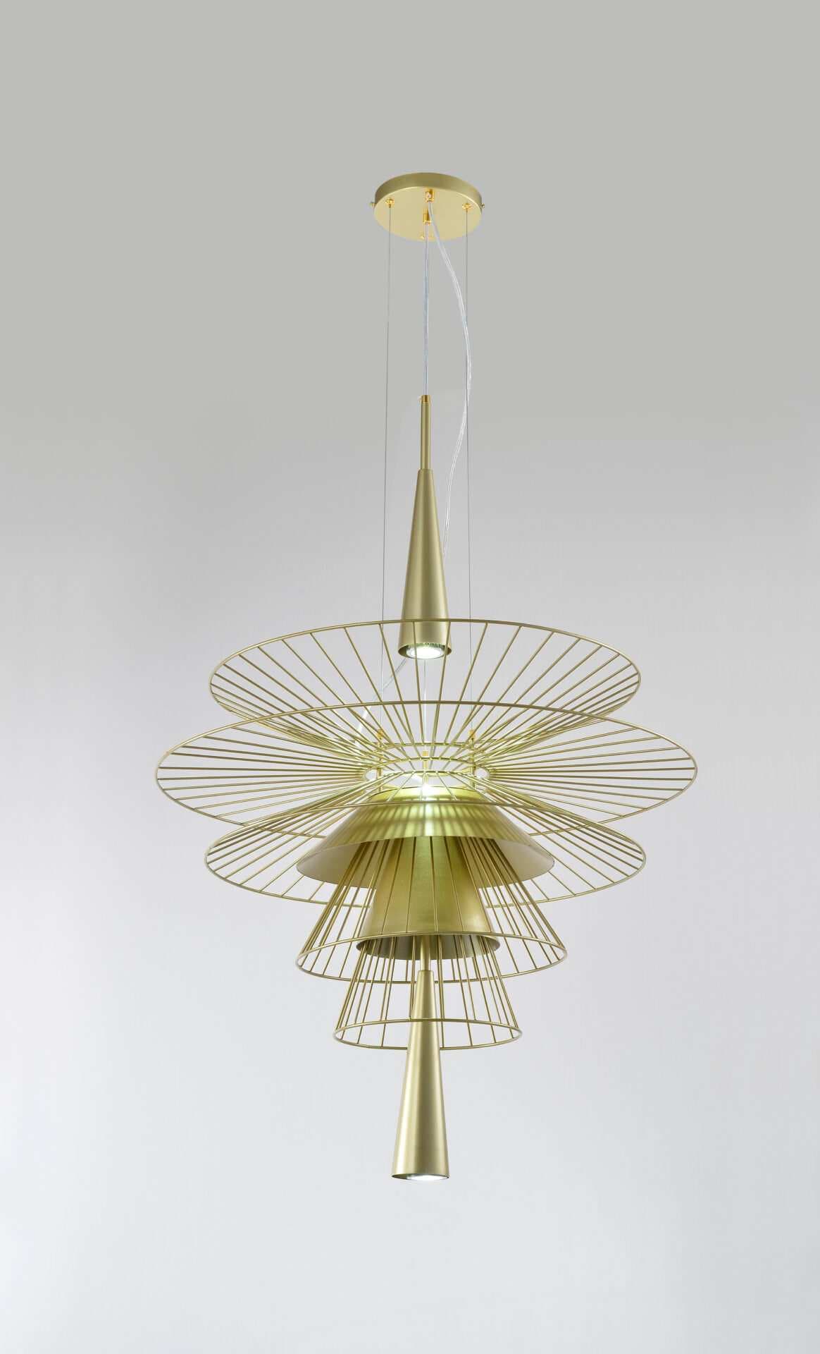 Modern Gold Flying Saucer Pendant Chandelier CP199