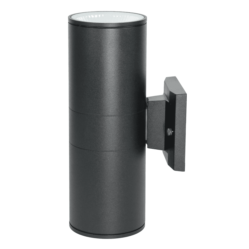 WL-L43/BL-3CCT Modern Black Cylindrical Up/Down Wall Light with 3CCT Technology