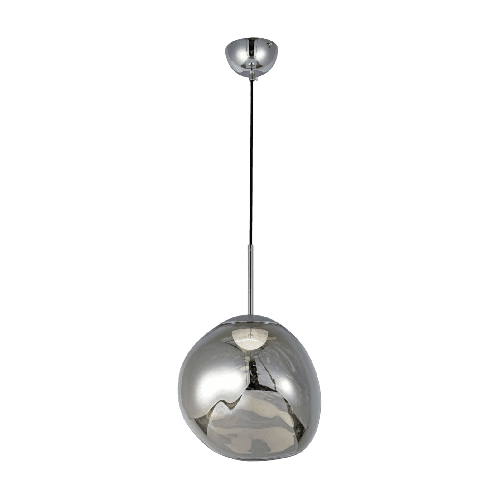 Smoky Organic Filament Chrome Pendant Light CP227