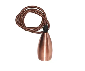 Rose Gold Filament Bulb Holder