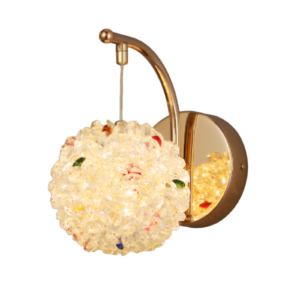 Hanging Crystal Ball Wall Light CH13/1C