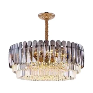 Grey Crystal Chandelier  - CH147