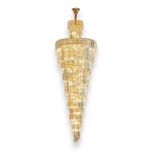 Spiral Stair Chandelier Gold CH151