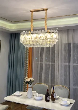 Gold Crystal Chandelier - CH206/17G