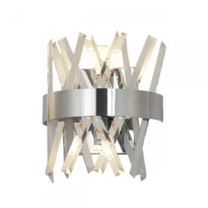Simplicity Chrome Crystal Wall Light - CH208-2C