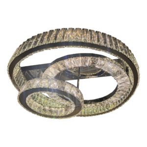 Modern Interlocking Halo Crystal Chandelier CH52