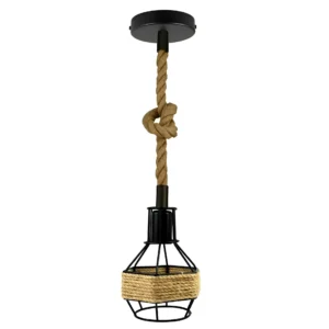 Industrial Style Single Bar Rope Chandelier CP141