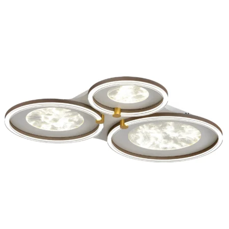 Trio Modern Moon Round Flush Ceiling Light CP169