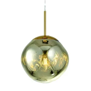 Mirror Gold Ball Pendant Light - CP29