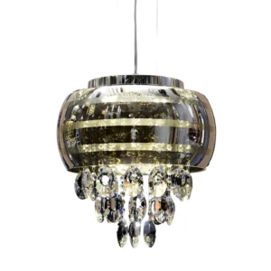 Oval Cut Crystal Pendant Dome Chandelier CP55