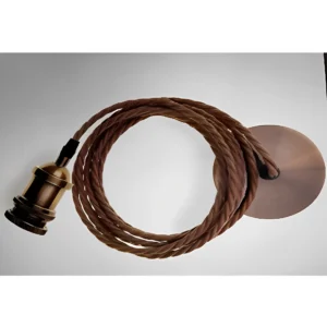 Red Bronze Ceiling Pendant Light Holder DSY-DT-002 Review Image