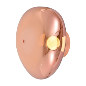 Rose Gold Organic Filament Door Knob Wall Light CP234