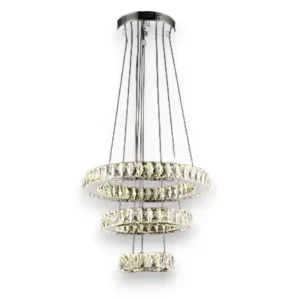 Three Ring Crystal Chandelier - CH50