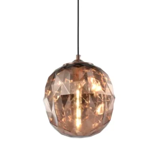 Rose Gold Glass Pendant Light - CP12