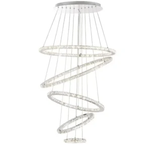 Enchanting Crystal Spiral Chandelier CH12/5F