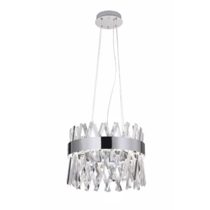 Crystal Chrome Pendant Chandelier - CH208/400C