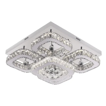 Clear Square Crystal Chandelier CH221