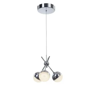 Ceiling Cluster Pendant with Sparkle Shades - Chrome - CH228-C