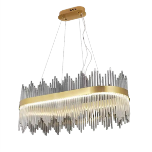 Golden Vertex Halo Chandelier CH45 Dinning